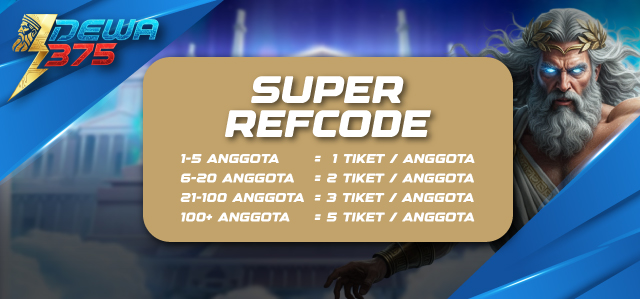 SUPER LUCKY REFFCODE	