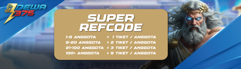 SUPER LUCKY REFFCODE	