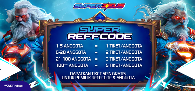 SUPER LUCKY REFFCODE	